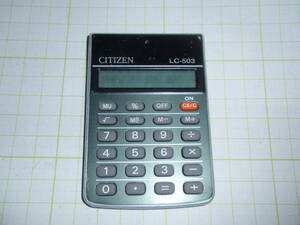 Cal-Citizen-3　CITIZEN製ミニ電卓 LC-5035(ジャンク)