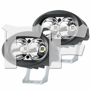 3インチ LEDワークライト 作業灯 バイク オートバイ SUV JEEP 20W 12V/24V 2000LM ホワイト 3C20W 投光器 前照灯 車幅灯 新品