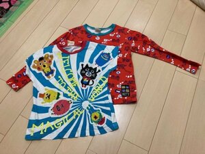 【2枚セット】BITs　ロンT、半袖Tシャツ　ビッツ　2枚組 　サイズ110㎝