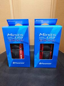 【新品】　Panaracer　Minits Lite　パナレーサー　ミニッツライト　BK/RD　20×1.25　170ｇ　タイヤ2本セット