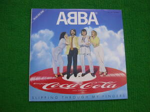 EP・ピクチャー盤:ABBA /SLIPPING THROUGH MY FINGERS / / コカ・コーラ 