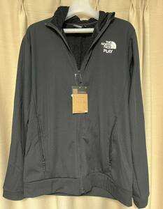 新品　未使用　THE NORTH FACE PLAY グリッドフリース フーディー 限定 Ｌブラック NL72201R レア 貴重