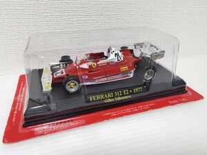 送料220円〜★未開封★ アシェット 公式フェラーリF1コレクション Ferrari 312 T2・1977 Gilles Villeneuve 1/43スケール ミニカー