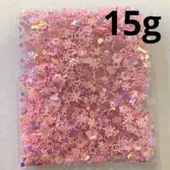 ホログラム　バブルビーズ　15g ピンク④