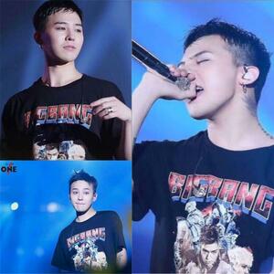 G-DRAGON着用 BIGBANG Tシャツ rap ブラック