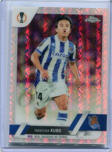 2022-23 Topps Chrome UEFA Club Competitions Toppsfractor Refractor 112 Takefusa Kubo 久保建英 52枚限定