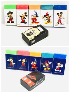 未使用　東京ディズニーランド　ディズニー消しごむ　６点セット　メモリアル（1983×2.1989.1993.1998）　ミッキーマウス