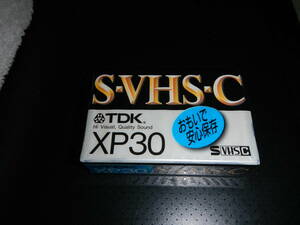 送料無料　未開封　　ＴＤＫ　S-VHS-C　XP30　