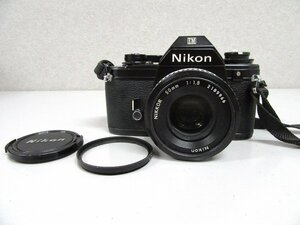 【31】1円～ Nikon EM レンズ NIKKOR 50ｍｍ 1：1.8 動作未確認 ジャンク品