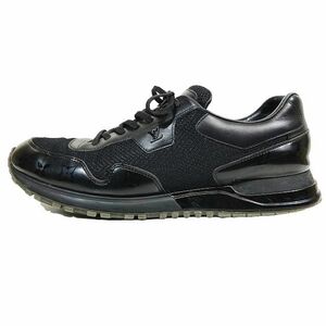 21AW ルイヴィトン LOUIS VUITTON モノグラム ランアウェイ・ライン スニーカー シューズ サイズ10.5 黒 ブラック メンズ ?B10