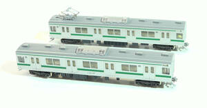 【F36635】KATO「モハ204」「モハ205」埼京線帯　計2両　ケースなし動力なし　205系通勤形電車　中古Nゲージ