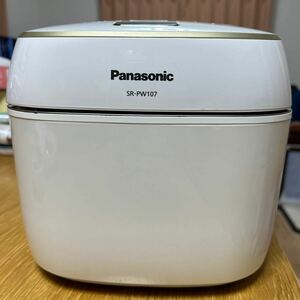 パナソニック　SR-PW107 1.0Lタイプ可変圧力IHジャー炊飯器（5.5合炊き）