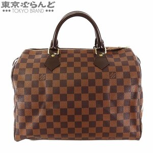 101699650 ルイヴィトン LOUIS VUITTON スピーディ 30 N41531 エベヌ ダミエキャンバス ミニボストン ハンドバッグ レディース