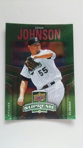 2010 UPPERDECK supreme green Josh Johnson ジョンソン