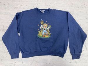 エンドレスデザイン ENDLESS DESIGNS オールド カントリー 90s 古着 ピエロ スーベニア アメカジ スウェット トレーナー レディース M 紺