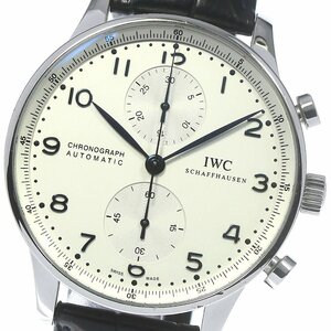 IWC SCHAFFHAUSEN IW371417 ポルトギーゼ クロノグラフ 自動巻き メンズ 保証書付き_784022