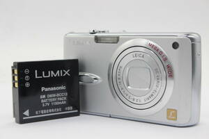 【美品 返品保証】 パナソニック Panasonic LUMIX DMC-FX01 バッテリー付き コンパクトデジタルカメラ s9372