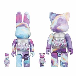 即発送可！新品未開封！BE@RBRICK MY FIRST B@BY 400%/100% MARBLE Ver. セット ベアブリック