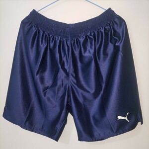 PUMA　サッカーパンツ　サイズ　O カラー　紺×白　日本製　新品未使用　品番　862181　⑤