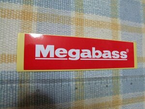 メガバス/Megabass/レッド/ステッカー/シール/A ※ヤフーショッピングストア/レア物商会・健美堂でも大量出