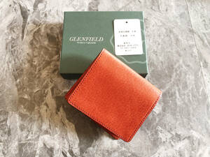 GLENFIELD 日本製 レッザボタニカ・ビーノ 二つ折り財布 未使用品！！