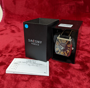 未使用/ストック品 SACSNYYSACCS(サクスニーイザック) 腕時計 SYA-15109
