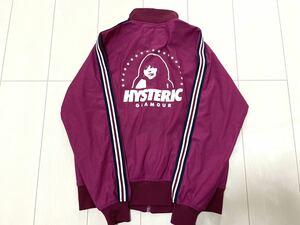 定価26,400円 HYSTERIC GLAMOUR ヒステリックグラマー STAR CIRCLE WOMAN プリント トラックジャケット ジャージ ガール 希少 レア NO30987