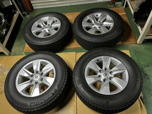 【新車外し品】トヨタ 150 ランドクルーザープラド 後期 純正タイヤホイール　２６５／６５Ｒ１７　２０２３年