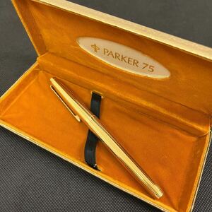 万年筆 PARKER 75 パーカー 14K ケース付き 筆記用具 240331 ◎インボイス対応可◎