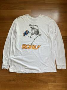 POWELL PERALTA パウエルペラルタ Tシャツ　白　XL SKATE BONES 80