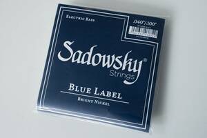 【new】sadowsky / SBN40 Blue 4弦用ニッケル弦【GIB横浜】