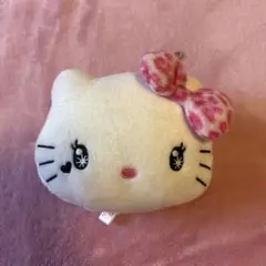 キティ　ぬいぐるみキーホルダー　ヒョウ柄