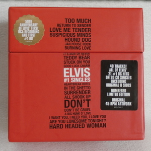 ＜美品＞　エルヴィス・プレスリー　ELVIS PRESLEY　/ 　 #1 SINGLES　（CD18枚組 BOX　紙ジャケット仕様　ポスター付）　輸入盤