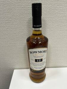 【SYC-3735】1円スタート 未開栓 BOWMORE 12年 ボウモア スコッチウイスキー 700ml 40% シングルモルト 保管品