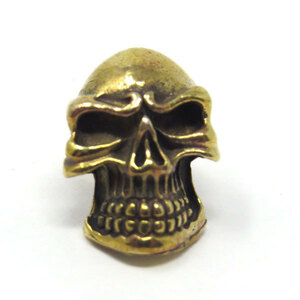 真鍮コンチョ　「スカル小」　BRASS SKULL CONCHO　ねじ式　CNB-07