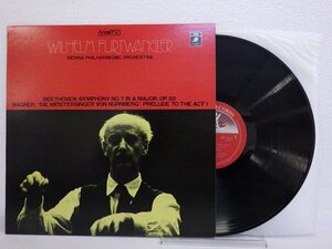 LP レコード WILHELM FURTWANGLER ヴィルヘルム フルトヴェングラー BEETHOVEN ベートーヴェン 交響曲第7番 イ長調 【E+】 D13489J