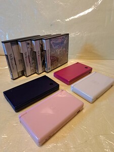 任天堂 【Nintendo】 DS i : DSLite 　通電動作確認済み 初期化済み 中古品　DRAGON QUEST & FINAL FANTASY