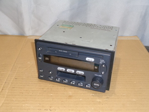 [D12] 当時物 旧車 スズキ 純正 39101-78AB0-000 2DIN CD MD テープ カセット オーディオ レシーバー デッキ ジャンク品