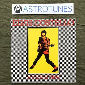 傷なし美盤 良ジャケ 1977年 米国盤 エルヴィス・コステロ Elvis Costello LPレコード マイ・エイム・イズ・トゥルー My Aim Is True