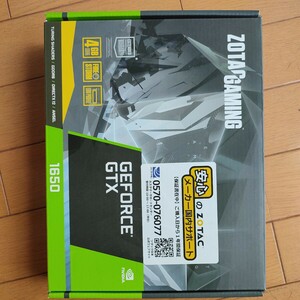 ZOTAC GAMING GEFORCE GTX1650GTX GDDR6 ロープロ対応