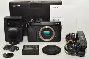 【特上品】 富士フイルム(FUJIFILM) ミラーレス一眼カメラ X-E3ブラック X-E3-B　#7062