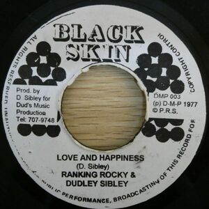 EP4759☆Black Skin「Dudley Sibley / Run Boy Run」「Ranking Rocky & Dudley Sibley / Love And Happiness」