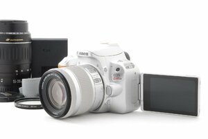 Canon キヤノン EOS Kiss X9 シルバー ダブルズームキット 新品SD32GB付き ショット数4116回