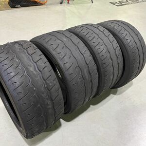 バリ山！1円スタート！横浜ゴム アドバン ネオバAD09 255/35R18 中古 4本 ADVAN NEOVA バリ溝 バリ山 ヨコハマ タイヤ 夏タイヤ 室内保管