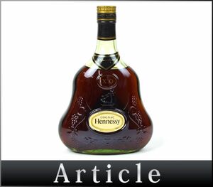 176033古酒〇未開栓 ヘネシー XO 金キャップ グリーンボトル 旧ボトル コニャック ブランデー Hennessy COGNAC BRANDY 700ml/ A