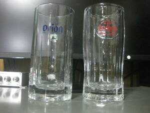 ★沖縄 オリオンビール　Orion 新旧 ビールジョッキ　２個SET