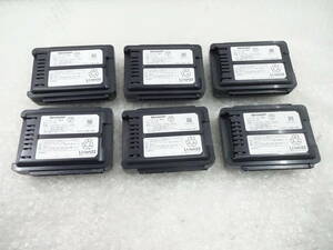 複数在庫　SHARP　コードレス掃除機用　バッテリー　BY-5SB　18.0V　32Wh　６個セット　ジャンク品