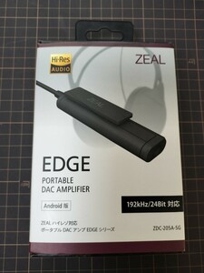 ポータブルアンプ Covia ZEAL EDGE PORTABLE DAC AMPLIFIER for Android ハイレゾ対応ポータブルDACアンプ ZDC-205A-SG 未開封品
