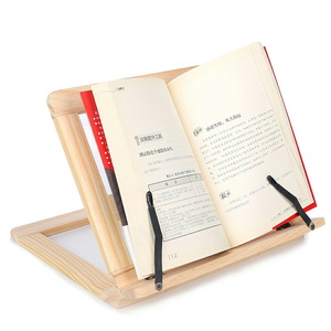 ブックスタンド タブレットスタンド アルミニウム 木製 読書ラック 本スタンド 角度調整可能 ディスプレイ sl324i