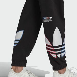 ★アディダス adidas 新品 メンズ 大人気 アディカラー トリコロール スウェットパンツ ロングパンツ 黒 Lサイズ [GN3574-L] 四 弐★QWER★